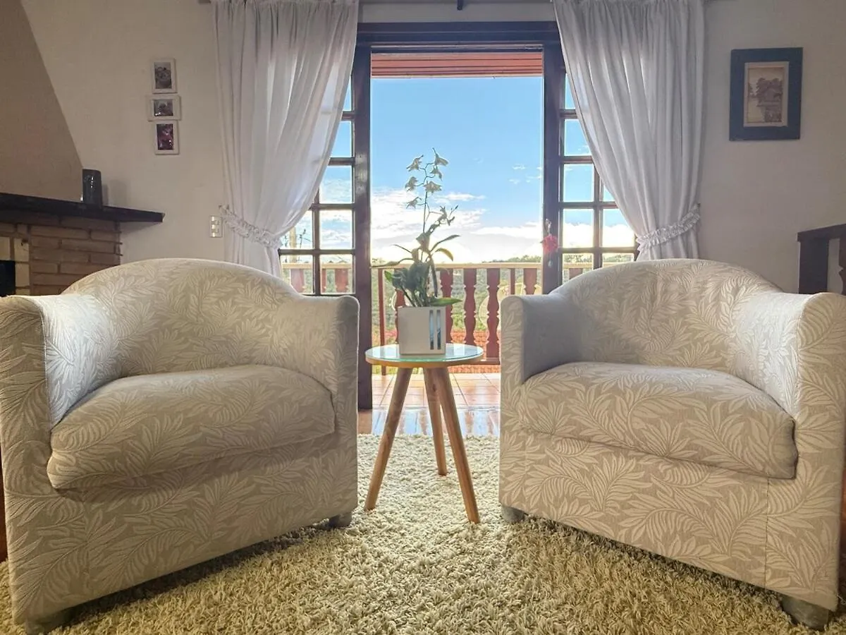 Casa Com Lareira E Churrasqueira 15 Min Do Centrinho Campos do Jordao
